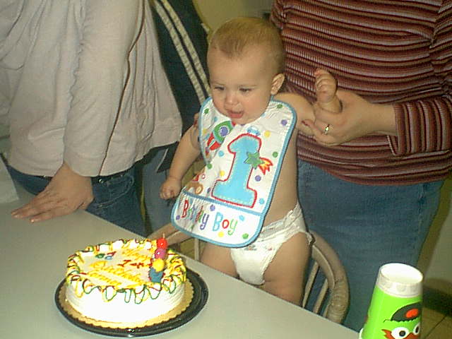 Connors first birthday